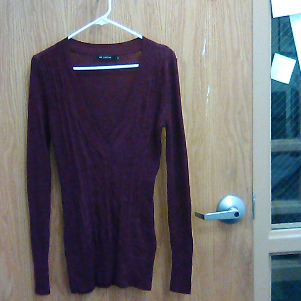 Deep vneck sweater